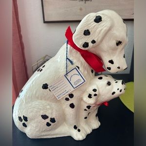 Ceramic Dalmatian statue